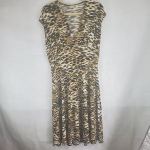 London Times S-12 Dress Cheetah Leopard Animal